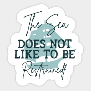 nautical t-shirt Sticker